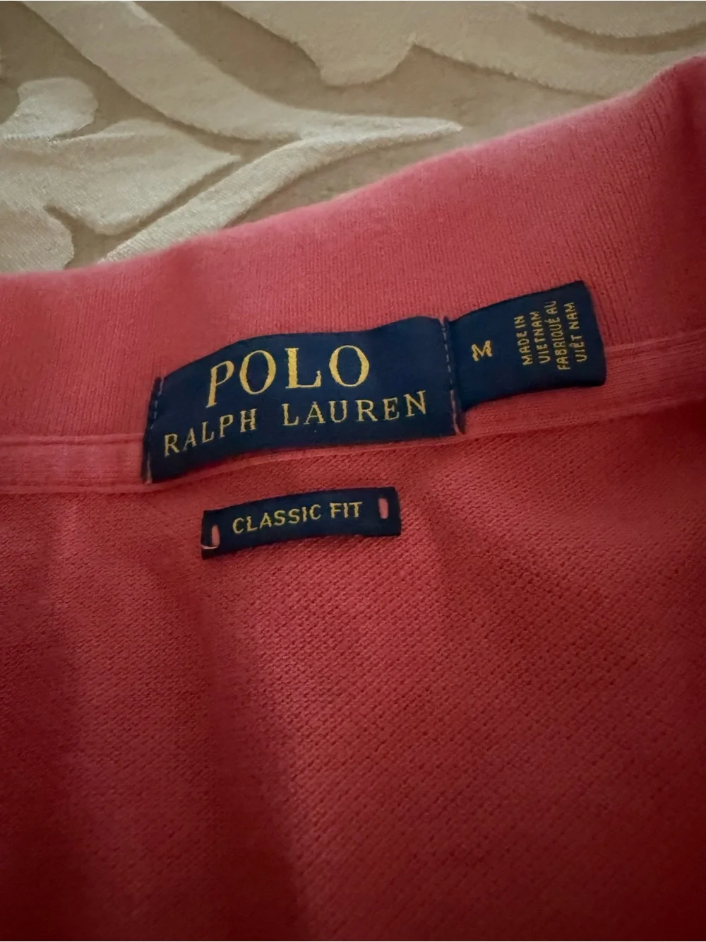 Ralph Lauren Men’s Coral Pink Classic Polo